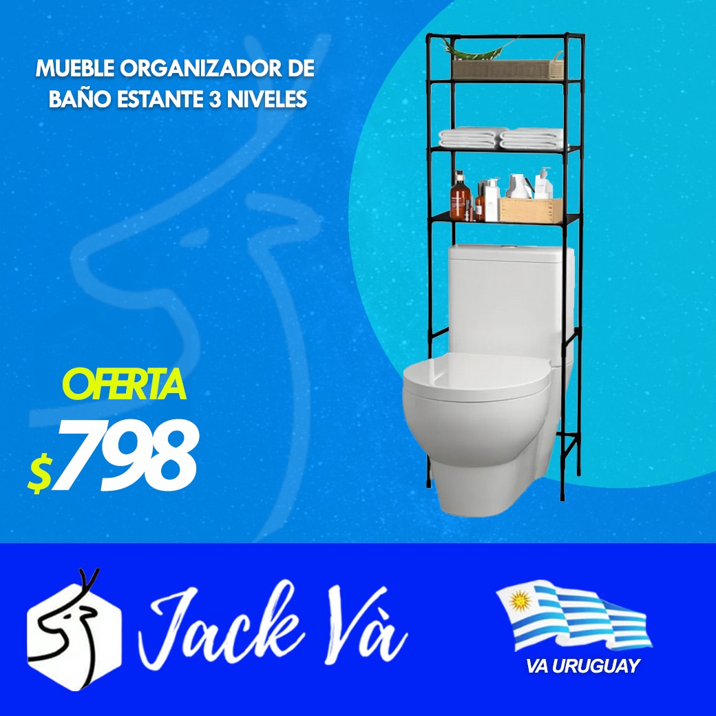 MUEBLE ORGANIZADOR DE BAÑO ESTANTE 3 NIVELESMuebles - Organizadores